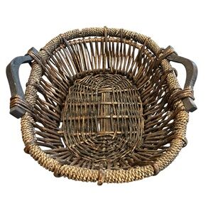 Rustic Brown Woven Basket